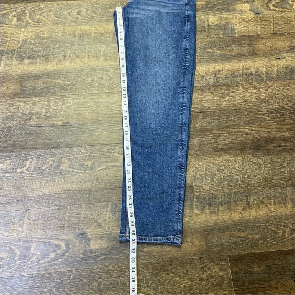 AE American Eagle '90s Straight Stretch Blue Denim Jeans Women Size 6 WORN ONCE - Picture 9 of 9